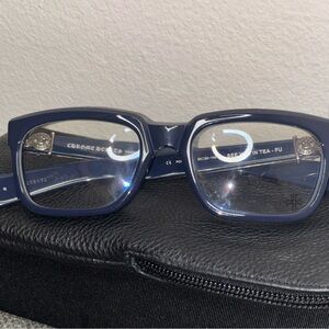 Chrome Hearts Navy Blue Eyewear